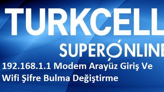 Superonline ZTE Modem Şifre Değiştirme