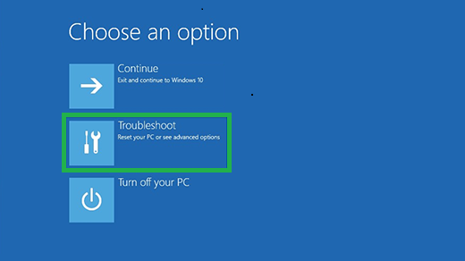 Windows 11 mavi ekran yeniden başlatma menüsünde Sorun Giderme menüsünü gösteren Windows 11 güvenli mod adımına nasıl önyüklenir
