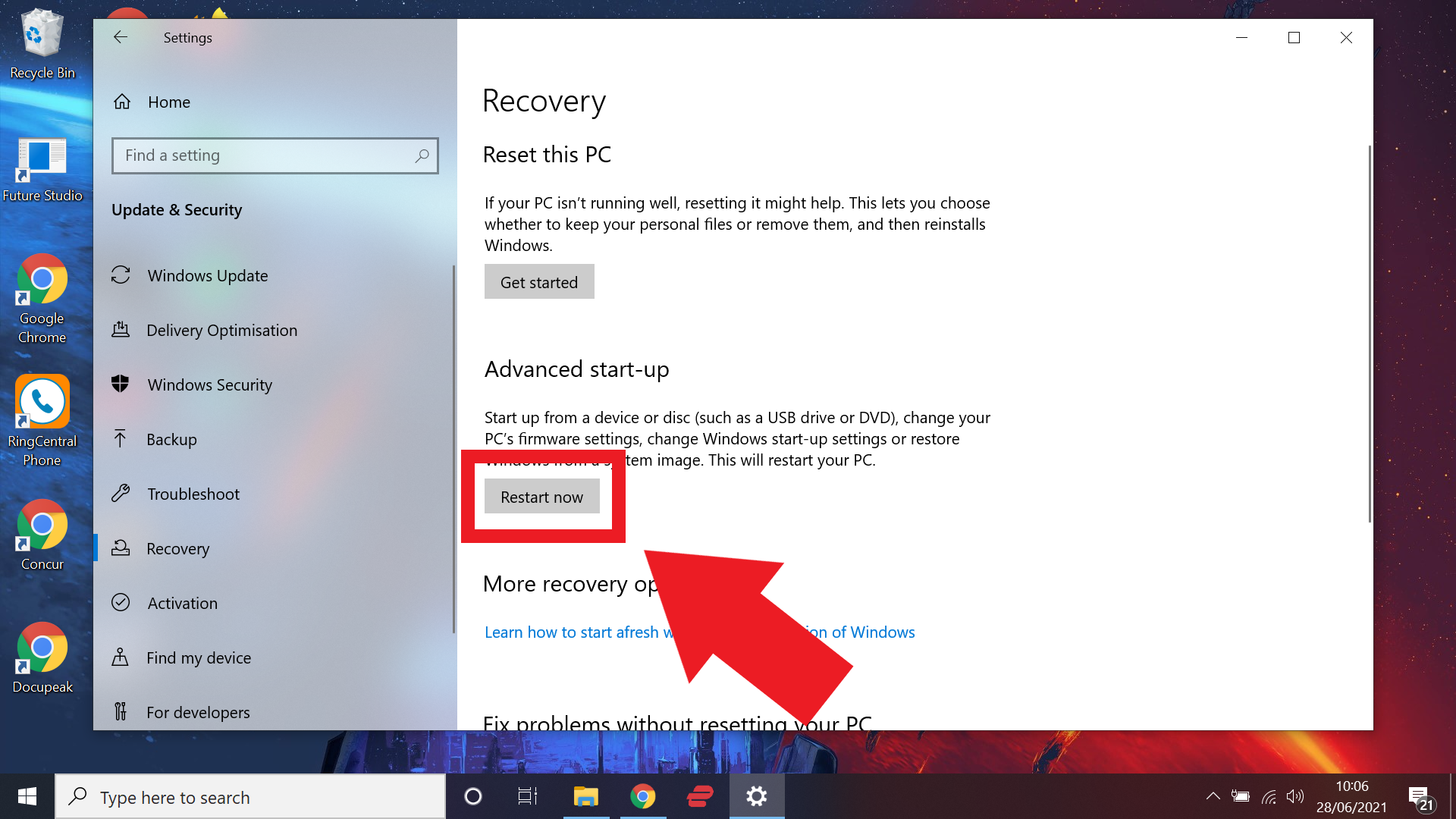 Windows 10 güncellemesi nasıl kaldırılır - şimdi yeniden başlatın