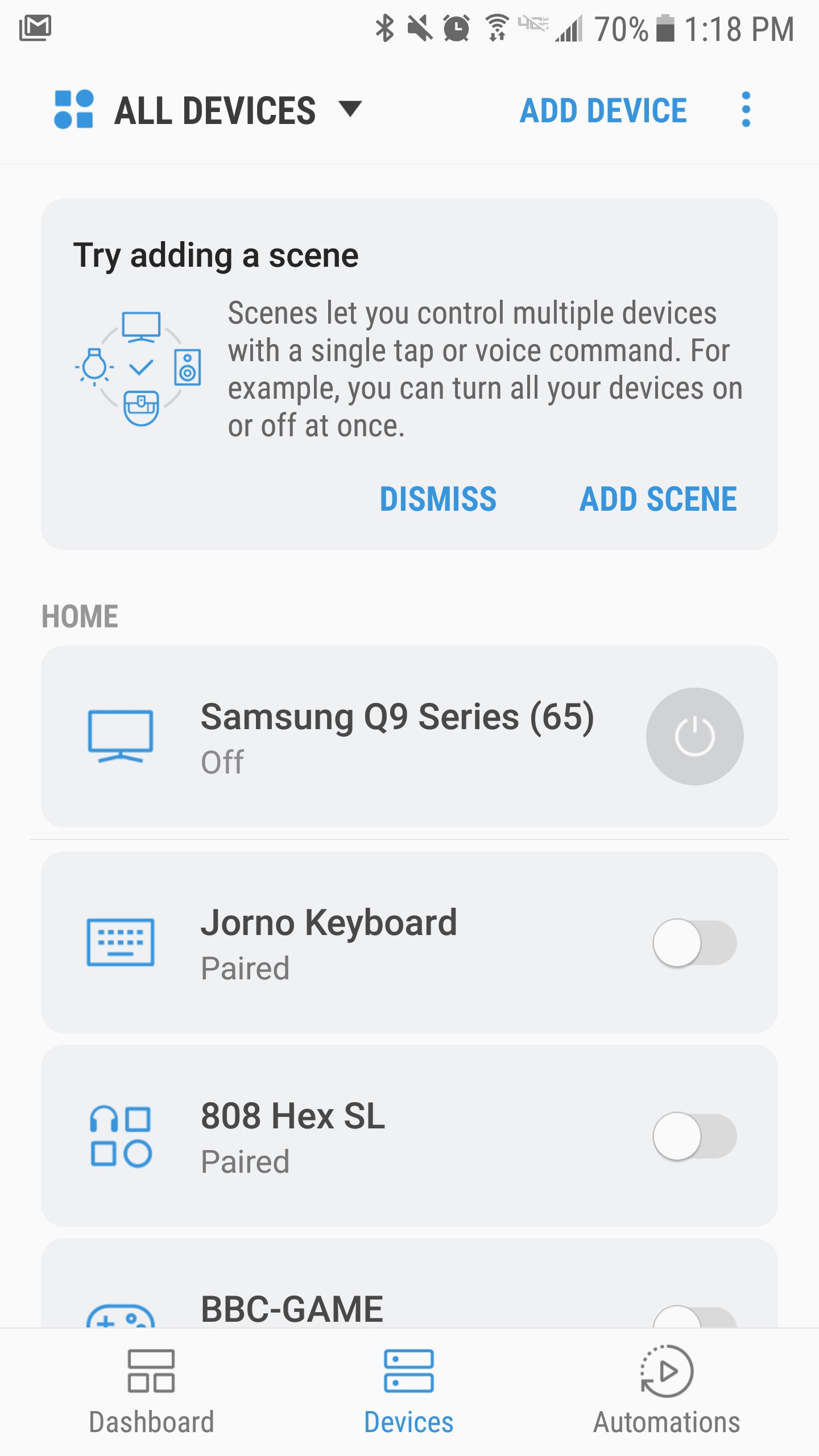 Samsung TV'yi Alexa'ya bağlayın - Samsung SmartThings uygulaması cihaz keşfi