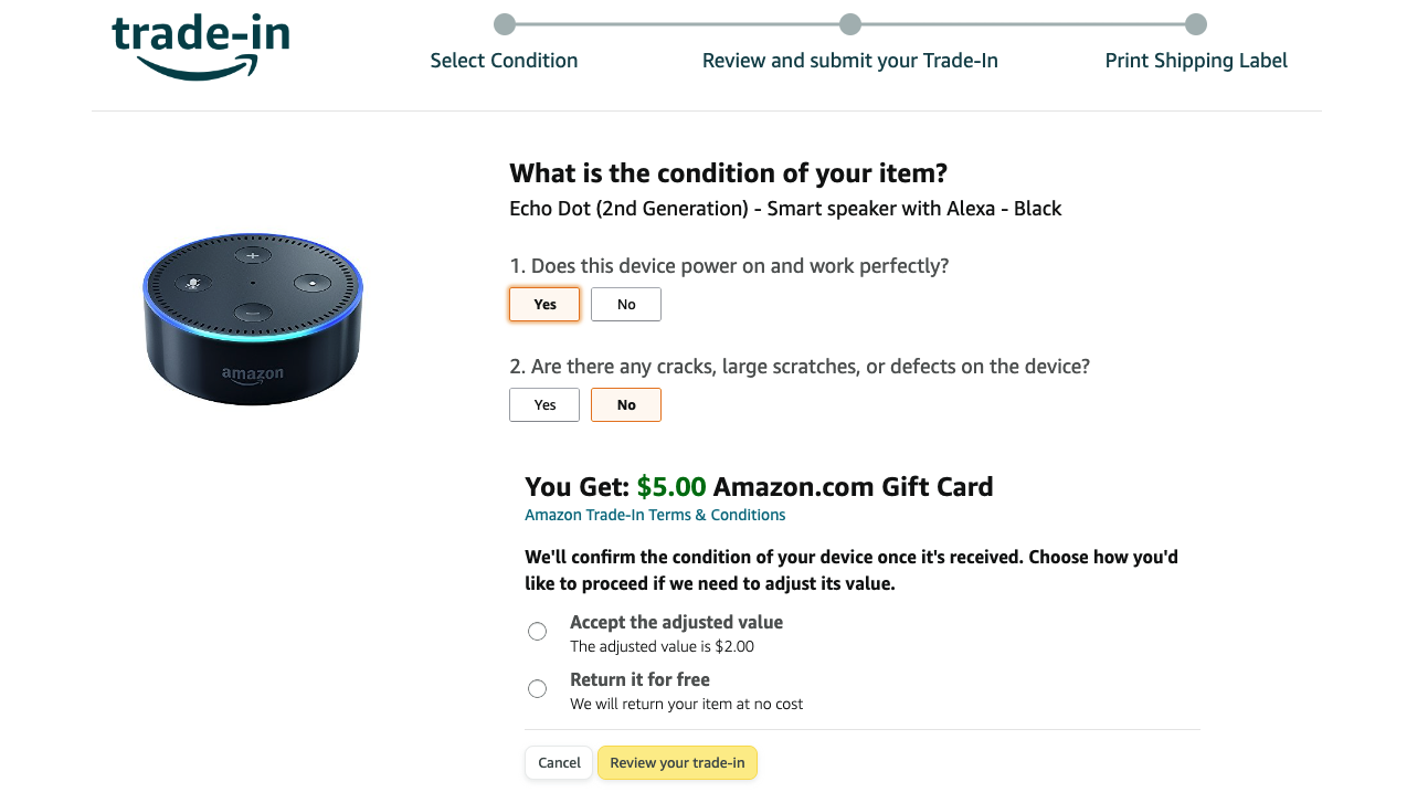 Amazon hediye kartları için Echo cihazlarında nasıl işlem yapılır