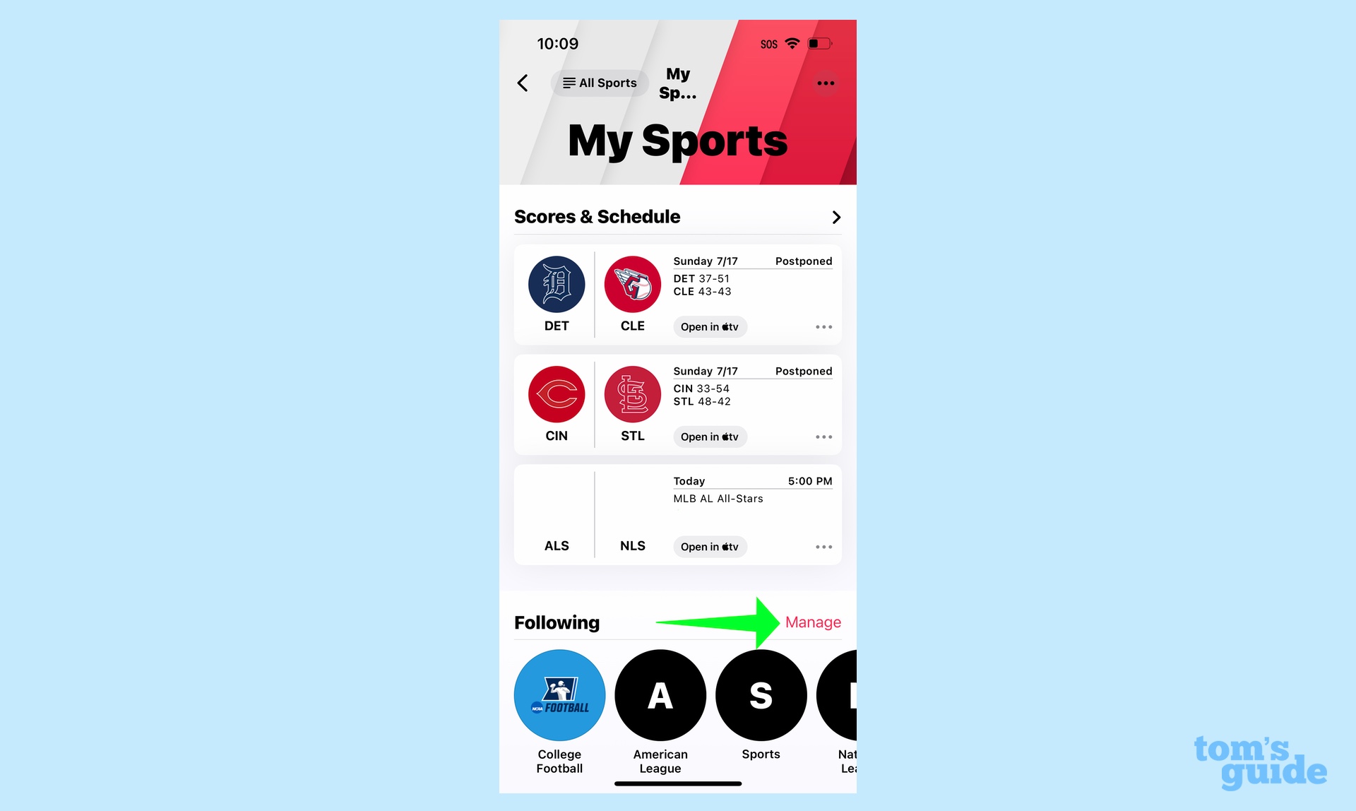 Sporlarımı ios 16'da iPhone'un haber uygulamasında nasıl kurarım - takip edilecek takımları ekleyin
