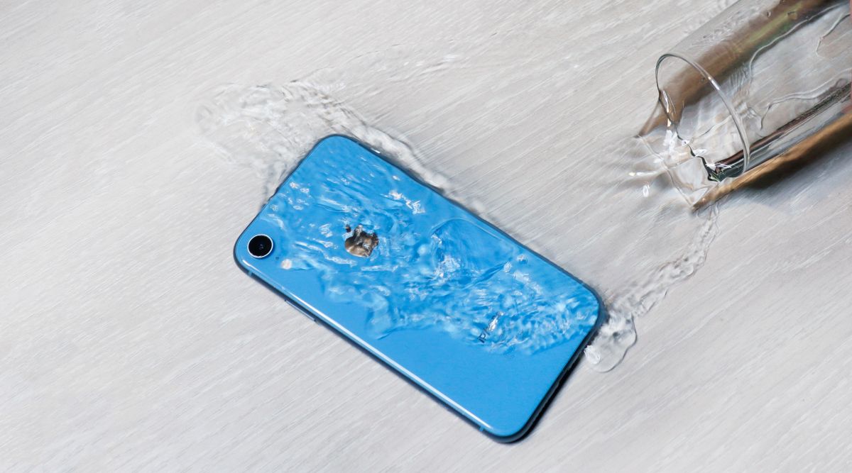 iPhone water spill