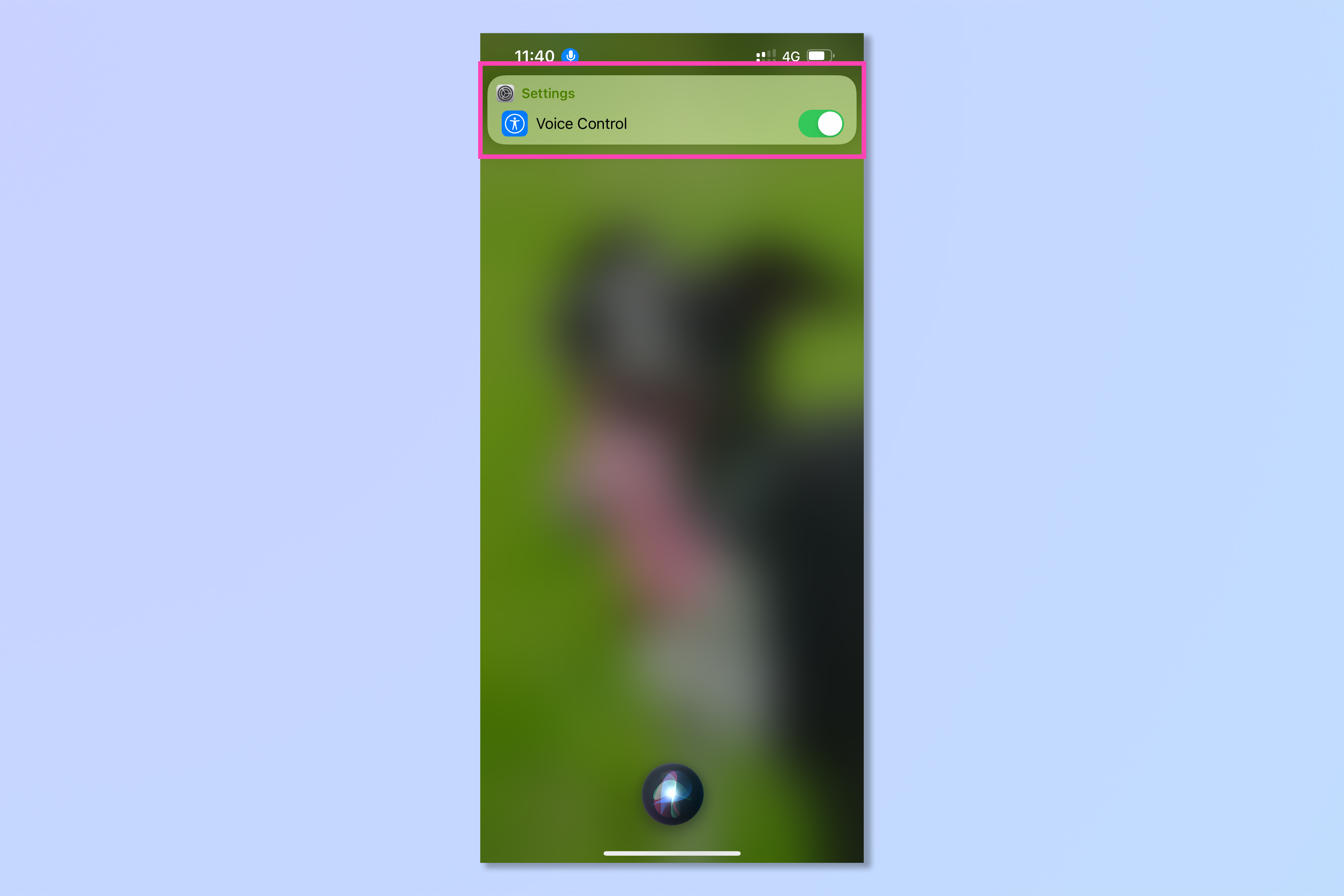 iPhone'da Assistive Touch'ı açmak için gereken adımları gösteren bir ekran görüntüsü